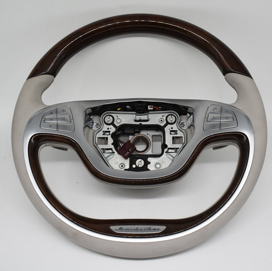 Original Mercedes Holzlenkrad w222 S Klasse Spurassistent Graige a0024601403
