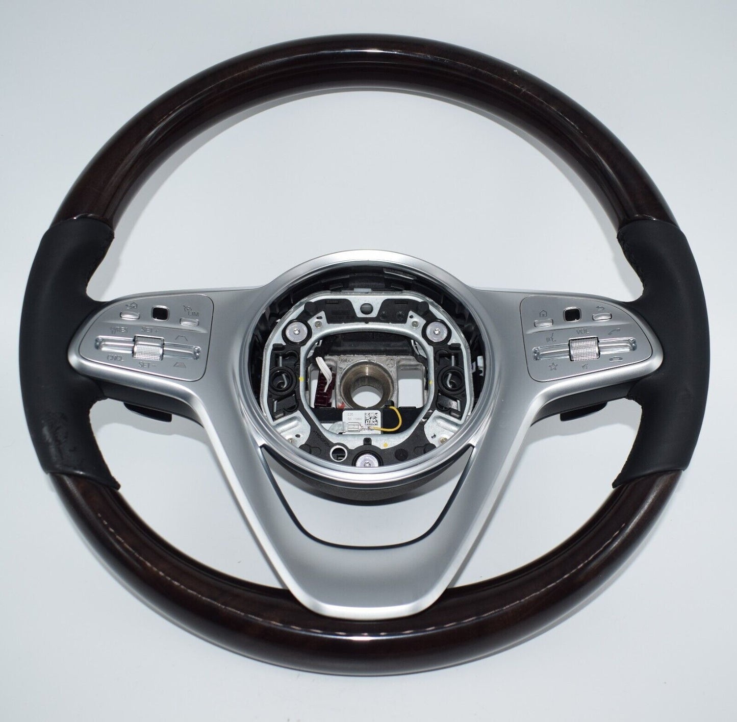 Original Mercedes w222 Lenkrad Holzlenkrad x222 Wurzelnuss heizbar a0004603304
