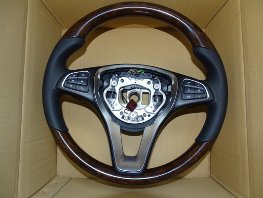 Mercedes Lenkrad Holzlenkrad Wurzelnuss E Klasse w213 GLS 218 V klass w447 w292