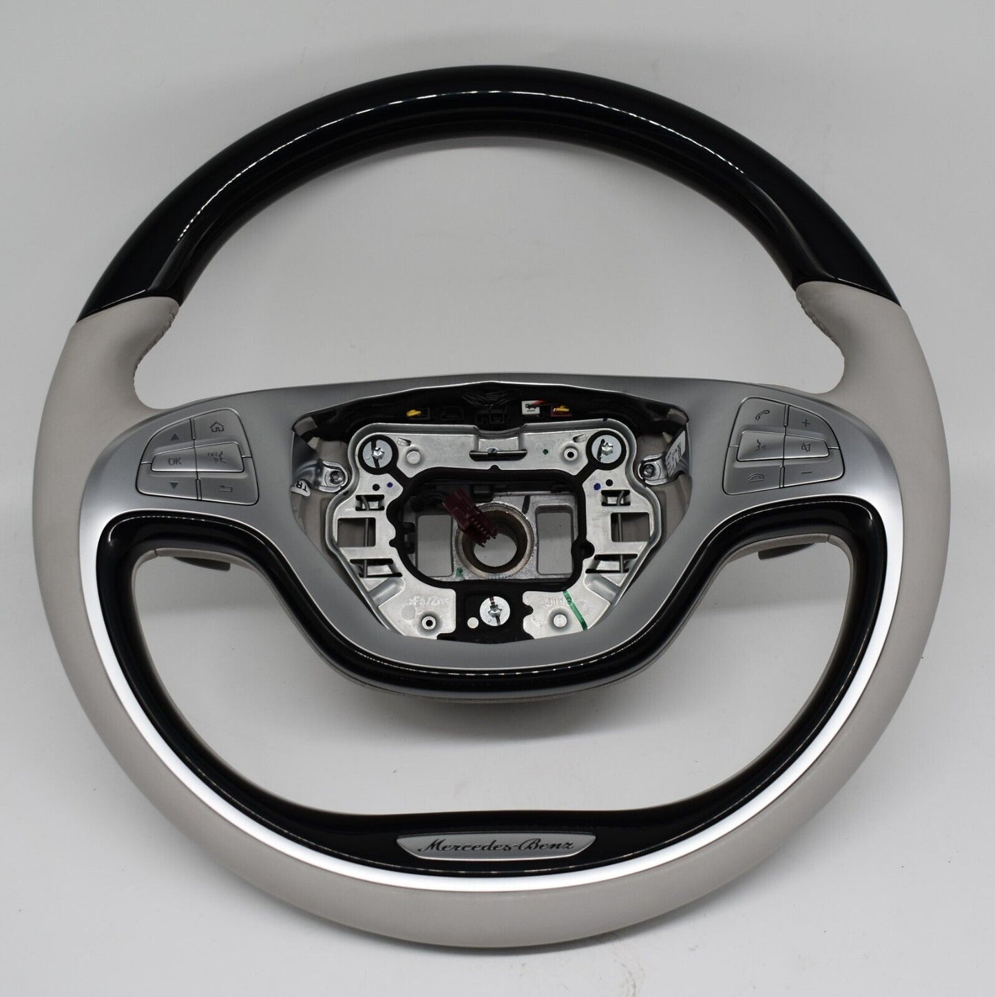 Original Mercedes Holzlenkrad w222 S Klasse Spurassistent schwarz a2224607903