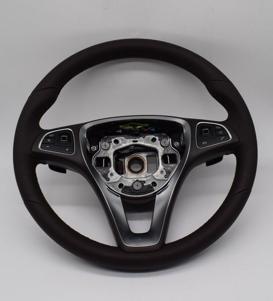 Original Mercedes w238 E Coupe Cabrio Lederlenkrad Lenkrad a0004608410 BRAUN