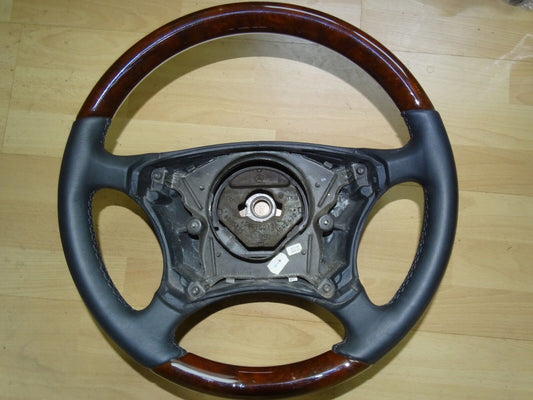 1 mercedes lenkrad a 2204601203 blau holzlenkrad CL w215 S klasse w220 s600