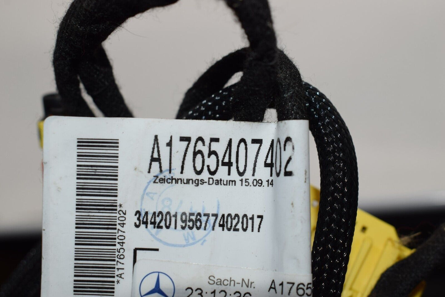Original Mercedes w176 Kabelsatz Kabel a1765407402 elektrische Leitung