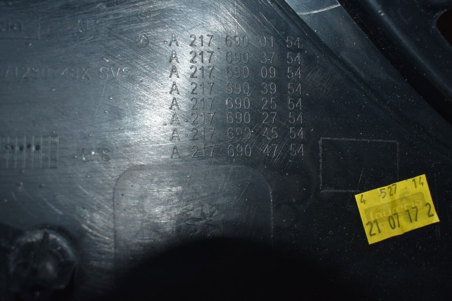 Original Mercedes C217 S Coupe Verkleidung hinten Rechts Links schwarz