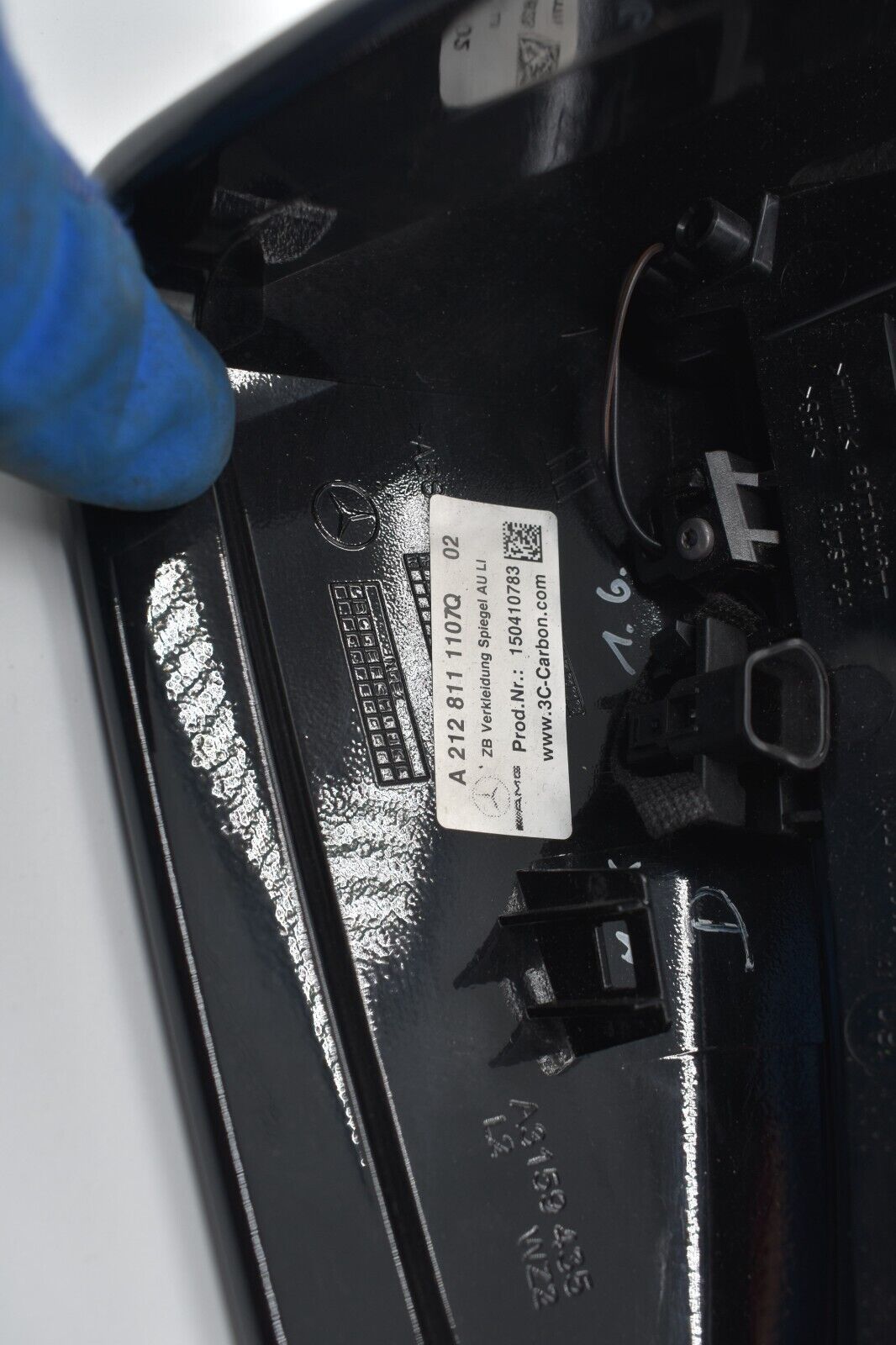 Original Mercedes w212 w218 Spiegelkappe Carbon a2128111107 Spiegelgehäuse