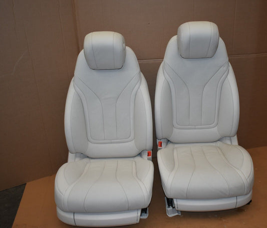 Original Mercedes w217 S Coupe Innenausstattung Sitze vorne hinten weiß Leder