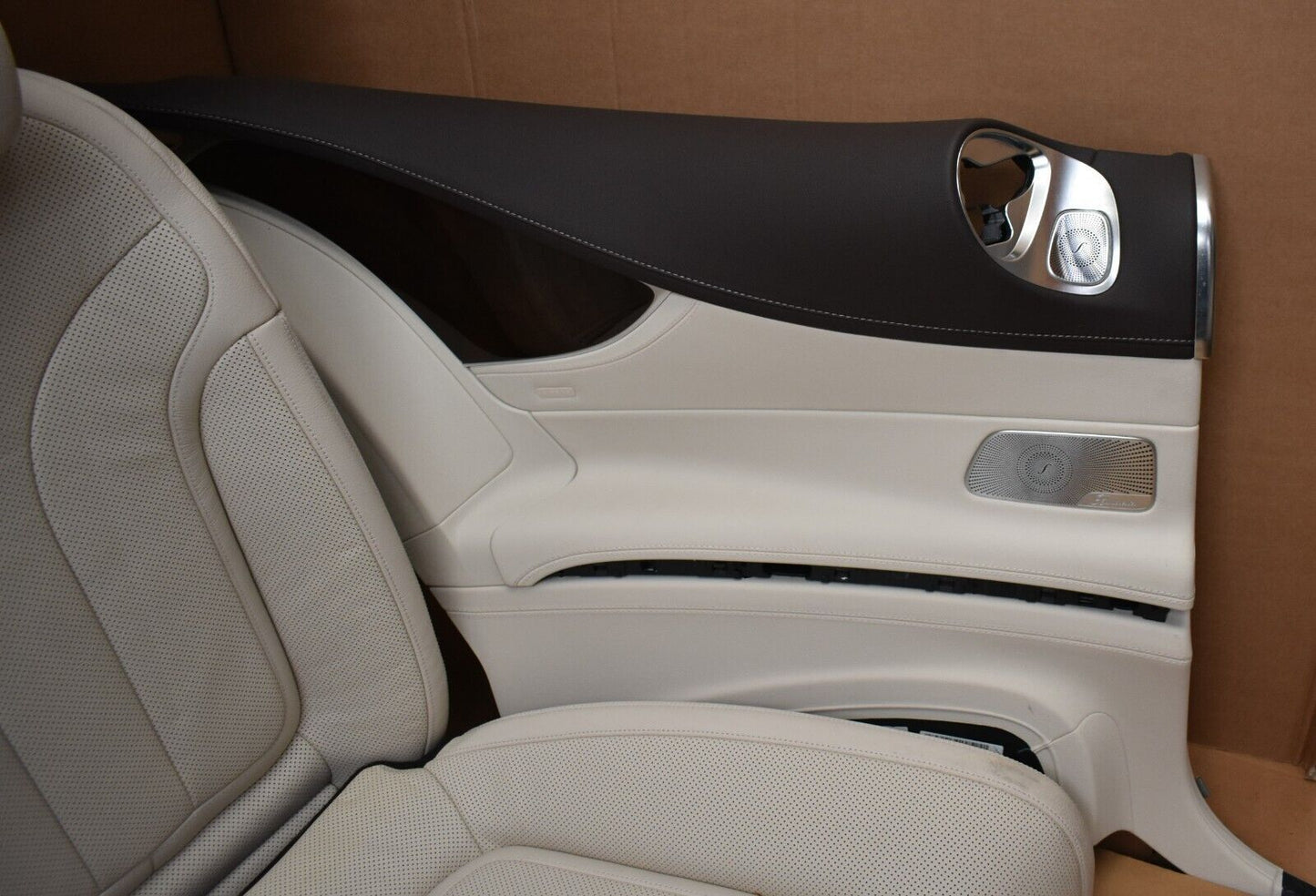 Original Mercedes w217 S Coupe Innenausstattung Sitze vorne hinten weiß Leder