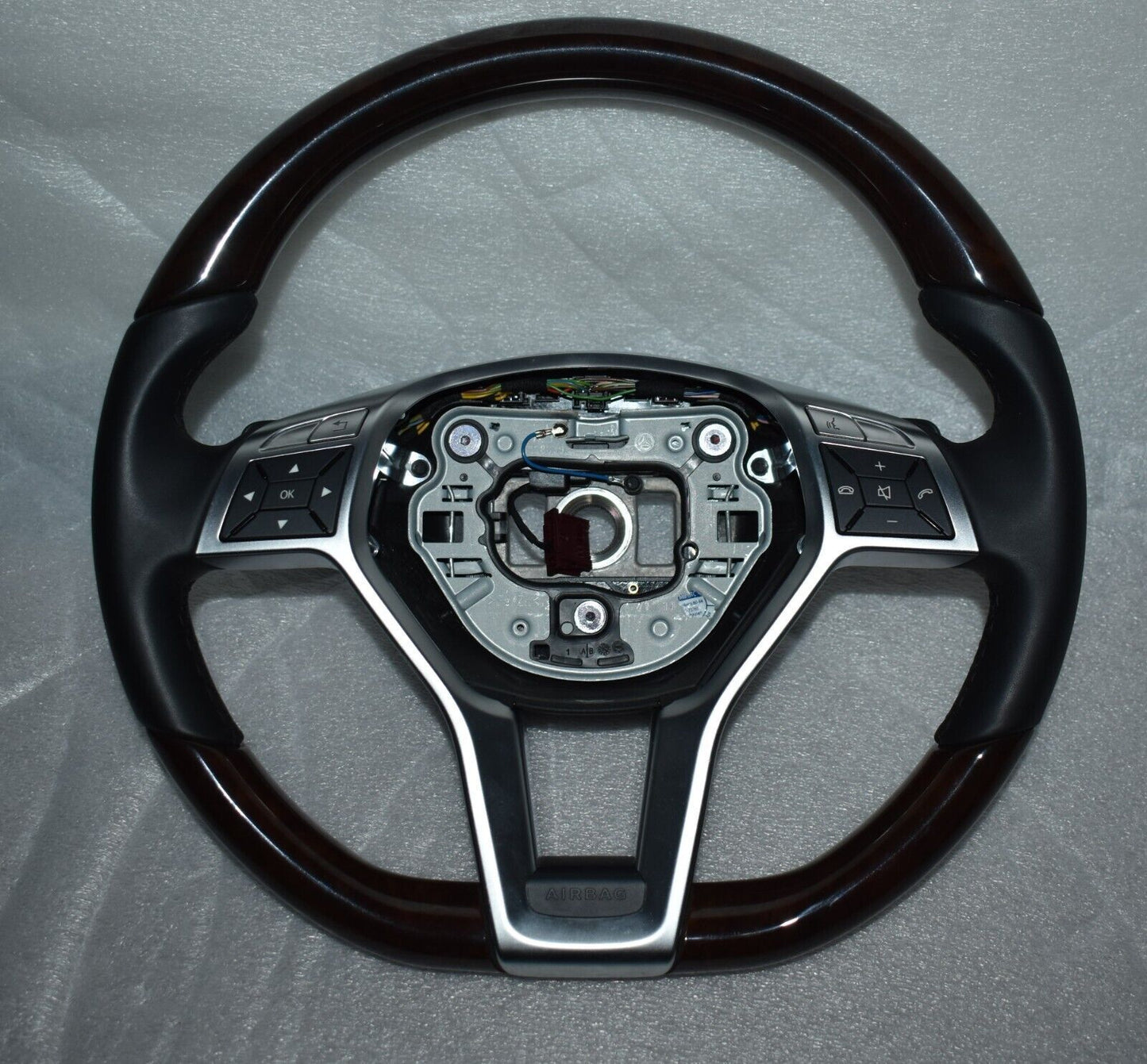 Original Mercedes Holzlenkrad Wurzelnuss SLK R172 a1724600703