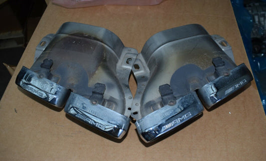Original Mercedes w290 GT w167 GLE Auspuffblende Paar endrohrblende 63 AMG