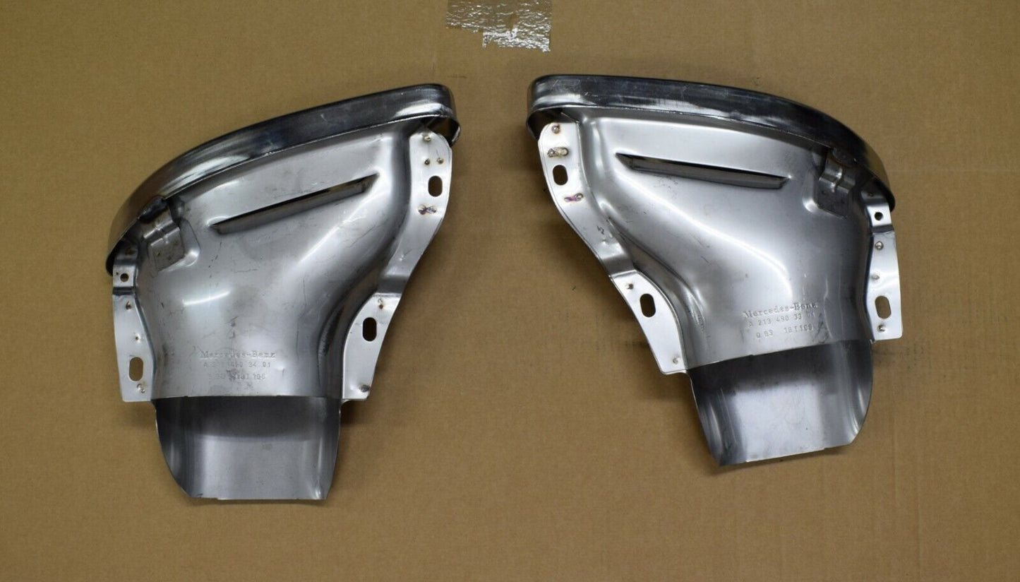 Original Mercedes w213 Auspuff blende Paar a2134903301 a2134903401 E Klasse