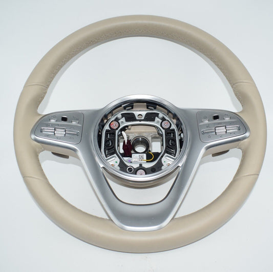 Original Mercedes w222 Lederlenkrad S Klasse A0004602704 Beige Luxus