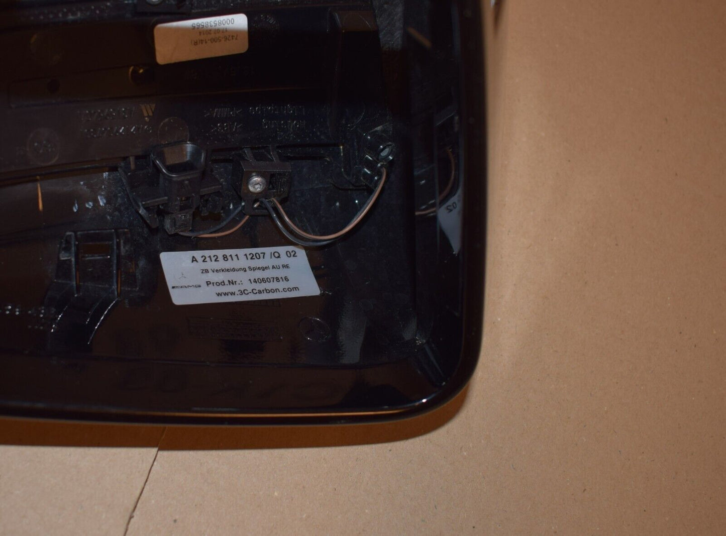 Original Mercedes w212 w218 Spiegelkappe Carbon a2128111207 Spiegelgehäuse
