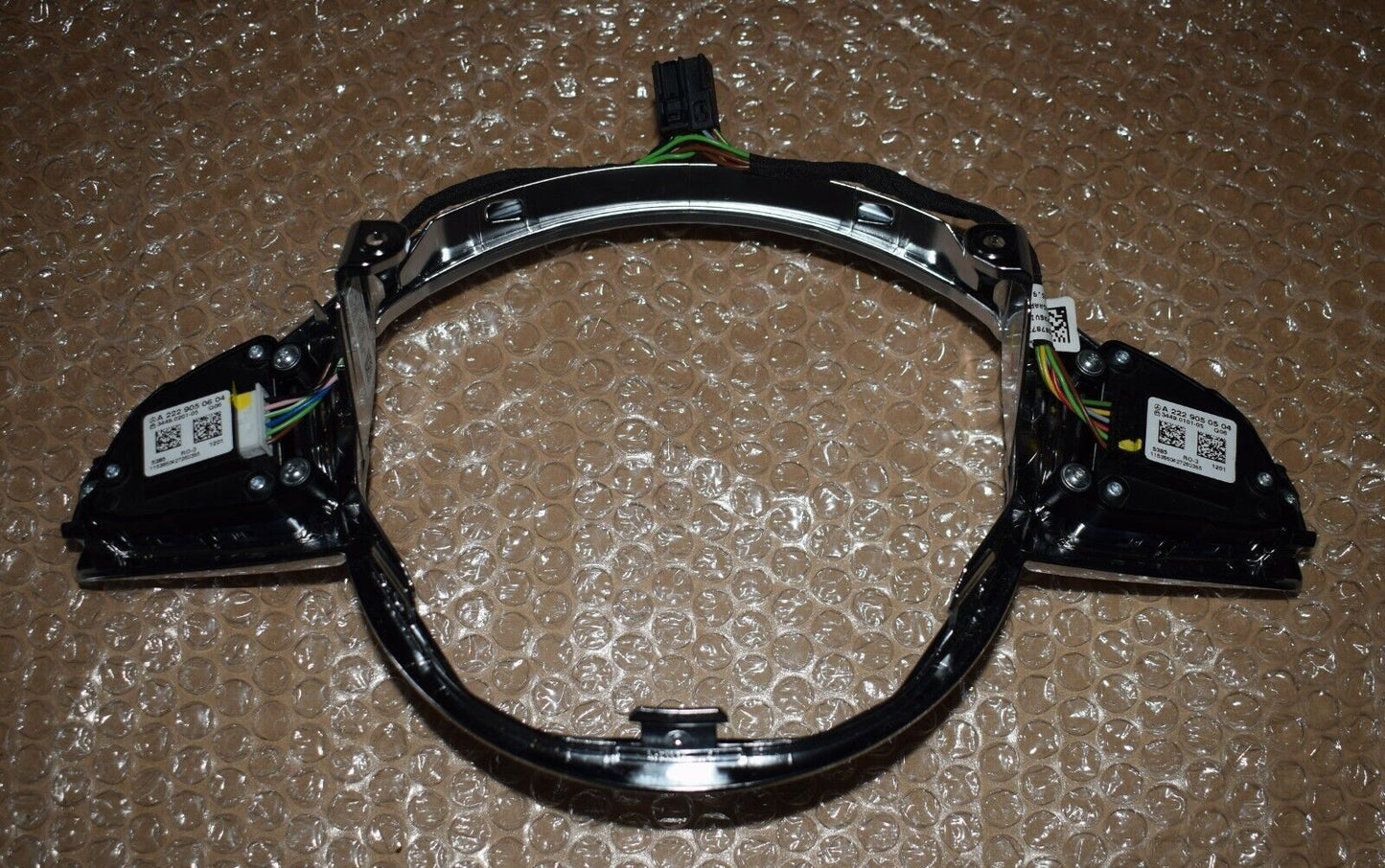 Original Mercedes lenkradblende Chrom mit Tasten a2229050604
