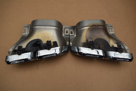 Original Mercedes AMG Auspuffblenden Paar w205 C Kasse x253 GLC Blende
