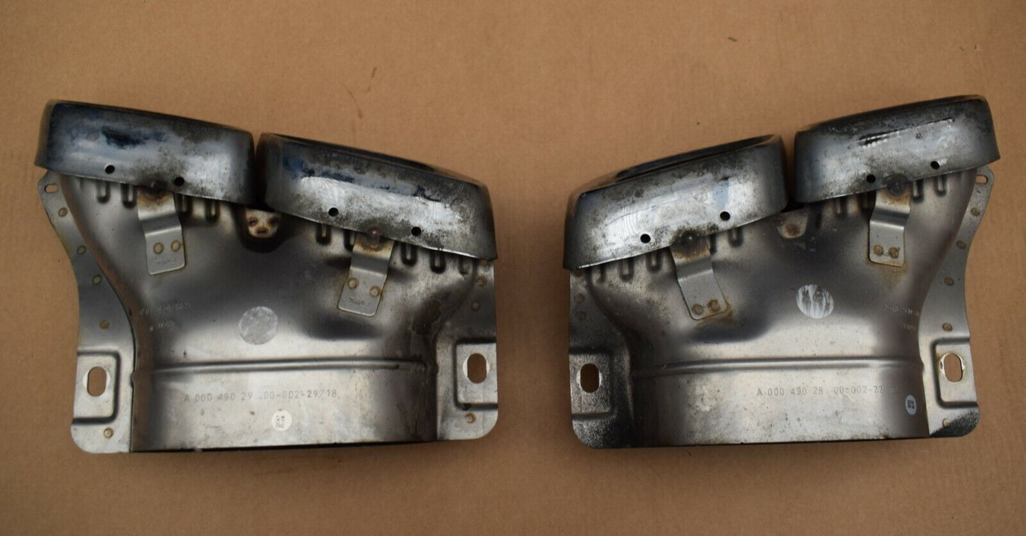 Original Mercedes AMG Auspuffblenden Paar w205 C Kasse x253 GLC Blende
