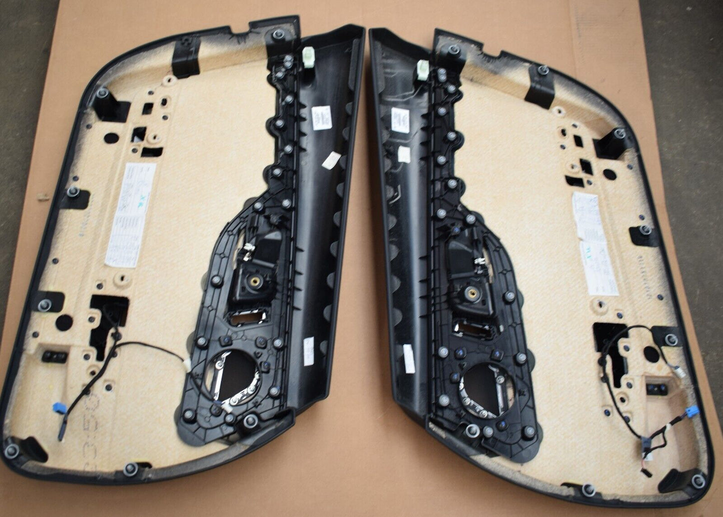 Original Mercedes AMG GT C190 Türverkleidung Paar rechts links Leder schwarz