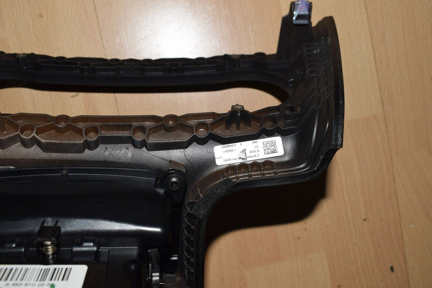 Original Mercedes G Klasse w463 Mittelkonsole Abdeckung schwarz Holz a4636804517
