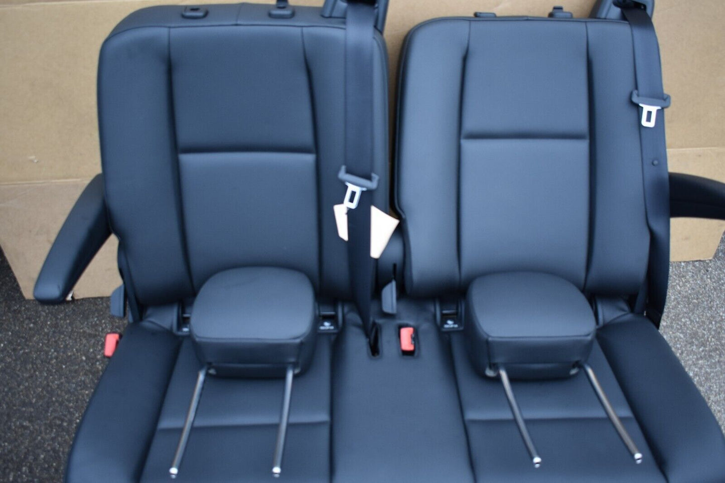 Mercedes w907 Sprinter 2er Sitzbank Doppelsitzbank verstellbare Lehne Kunstleder
