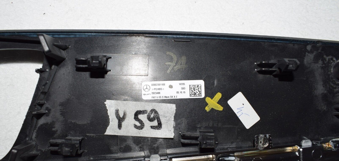 Original Mercedes w205 C Klasse GLC Zierleisten a2057202780 vorne links Esche
