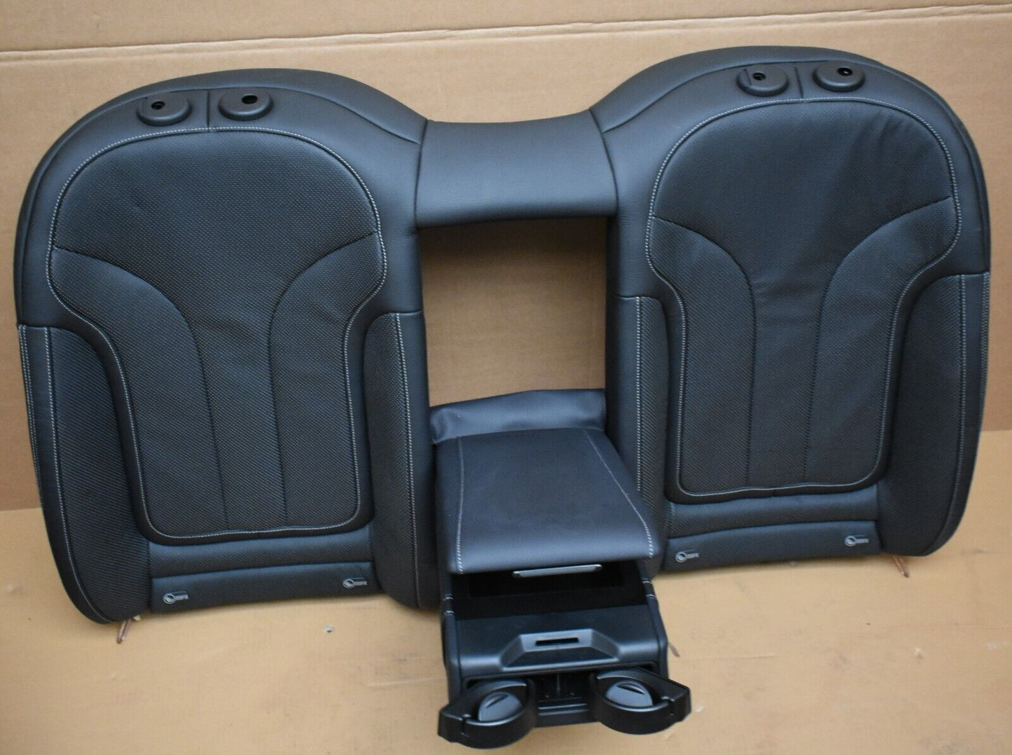 Original Mercedes C217 w217 S Coupe Rücksitzbank oberes Teil Lehne schwarz Leder