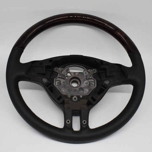 Original BMW Holzlenkrad schwarz E46 Lenkrad
