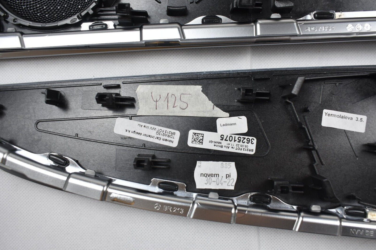 Original Mercedes w213 Chrom Leiste Türverkleidung vorne hinten rechts links