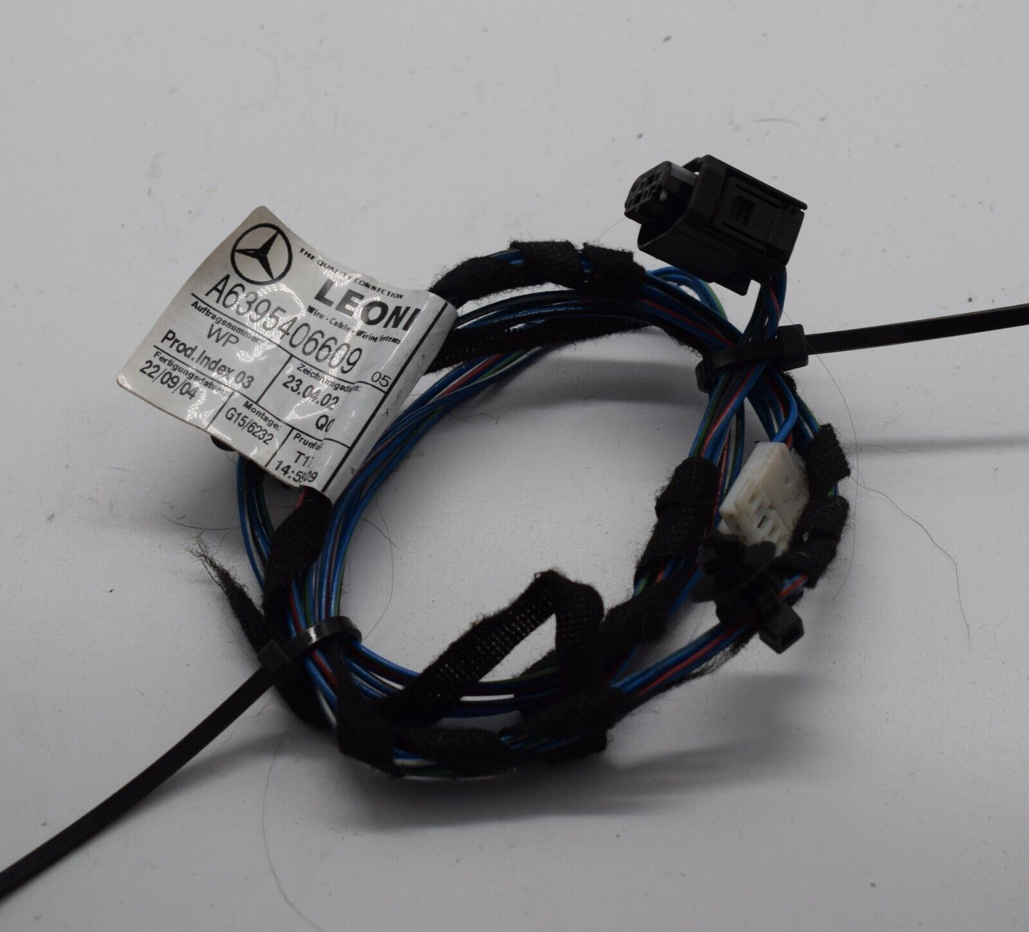Original Mercedes w639 Kabelsatz Kabel a6394406609 elektrische Leitung