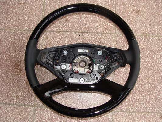 1 mercedes lenkrad w216 AMG w221 s klasse steering wheel designo holz CL neu