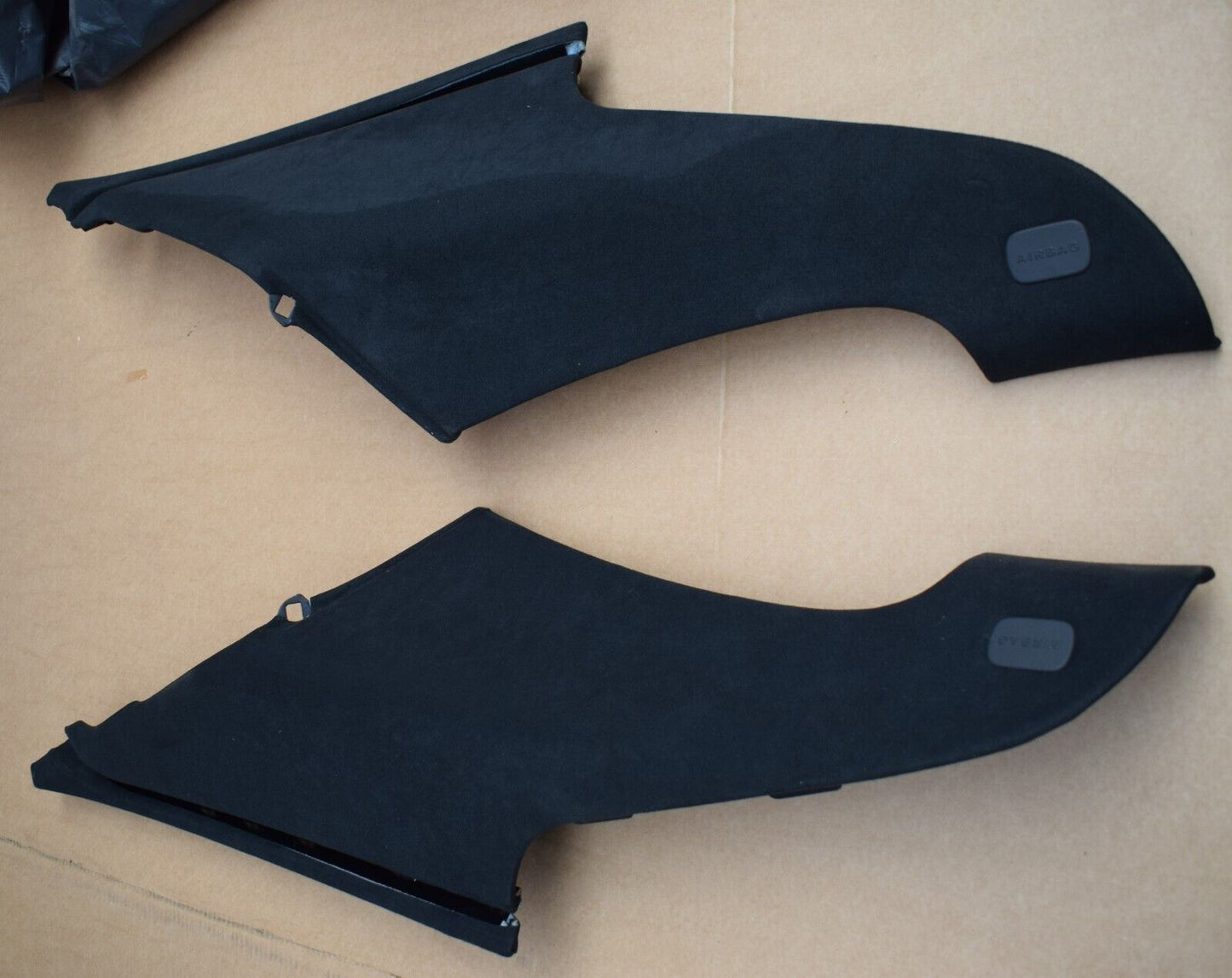 Original Mercedes w222 S Klasse Alcantara Abdeckung Rollo C Säule schwarz