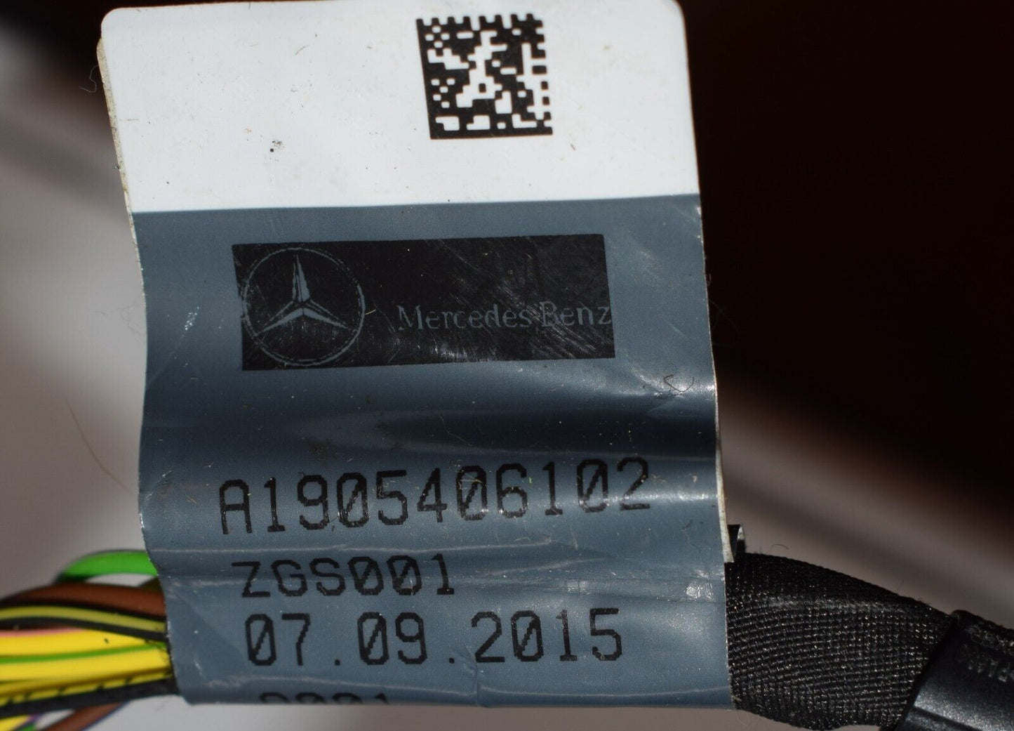 Original Mercedes GT C190 Kabelsatz Kabel a1905406102 elektrische Leitung