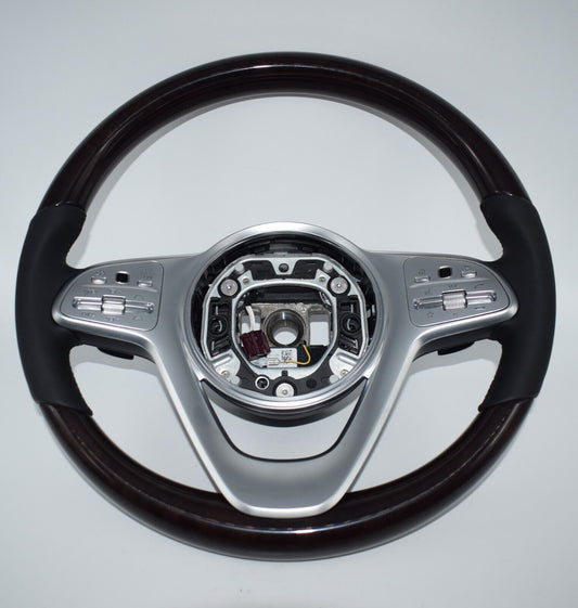 Original Mercedes w222 Lederlenkrad S Klasse A0004603403 Holzlenkrad