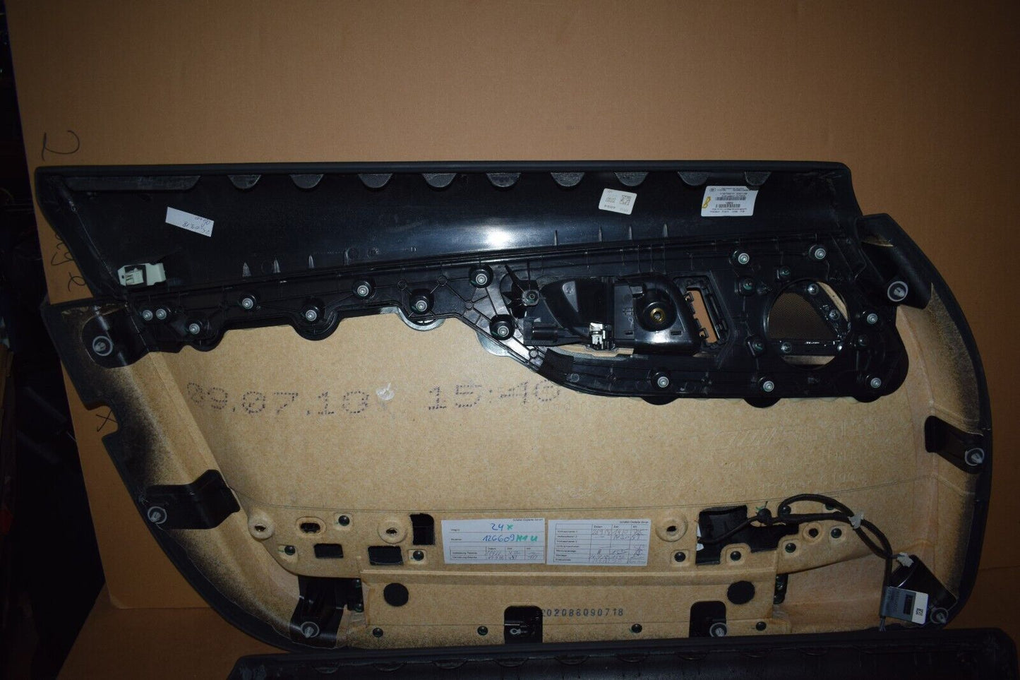 Original Mercedes AMG GT C190 Türverkleidung Paar rechts links Alcantara Gelb