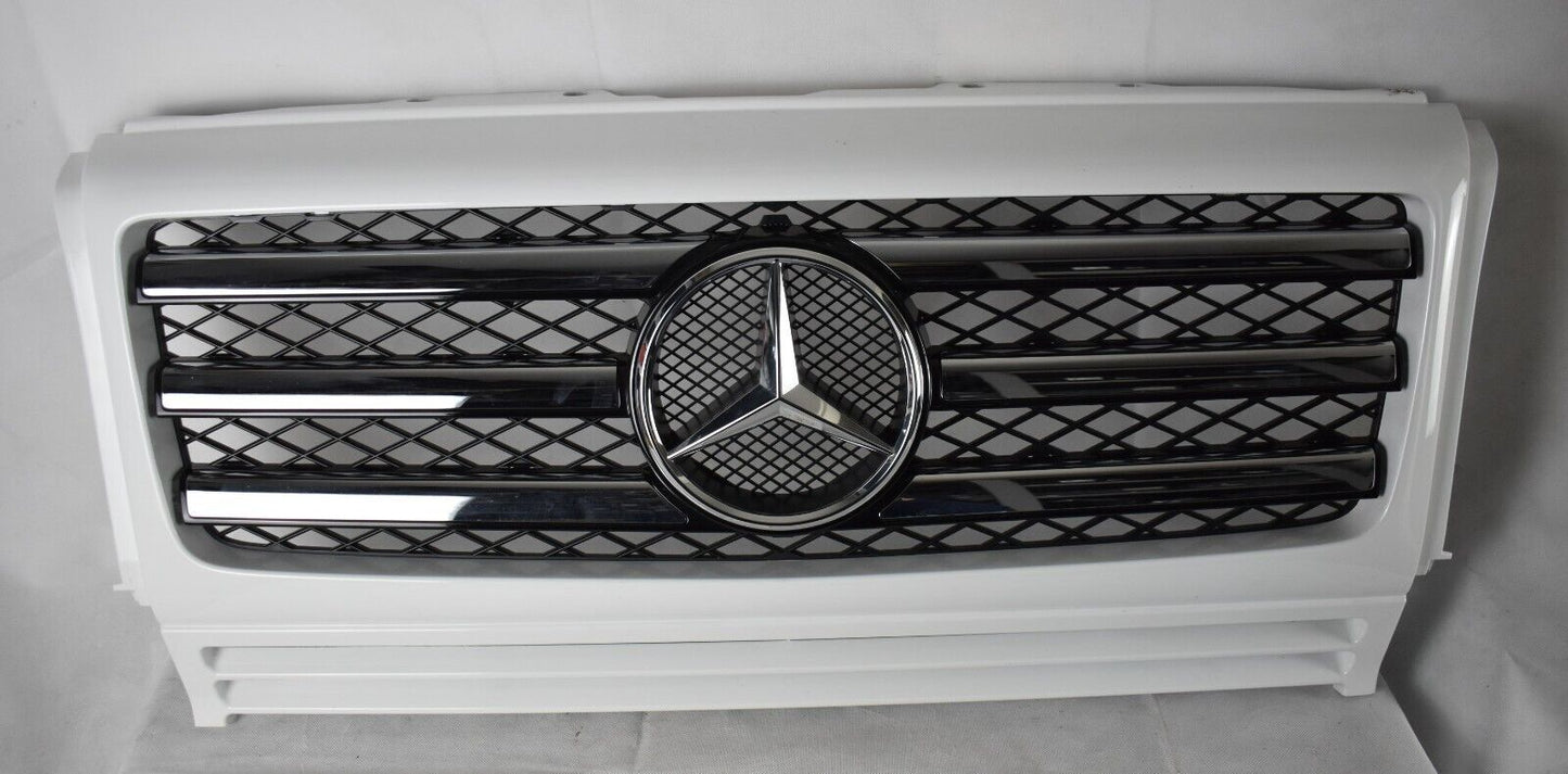 Original Mercedes G Klasse Kühlergrill a4638880000 w463 a4638880000 weiss Grill