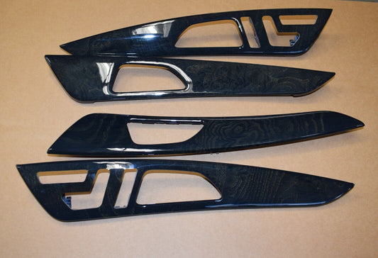 Original Mercedes w218 CLS Holzleiste Tür Esche schwarz glänzend