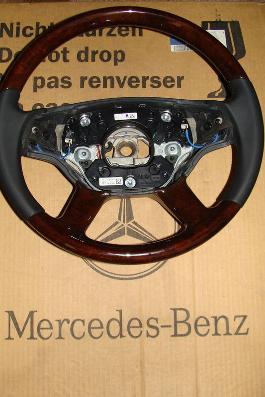 neu Mercedes w216 Steering WHEEL CL S klasse w221 s600 s500 a2214603003 wood
