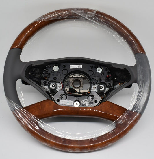Mercedes Holzlenkrad w216 Lenkrad CL S klasse w221 600 s500 a221460410 heizbar