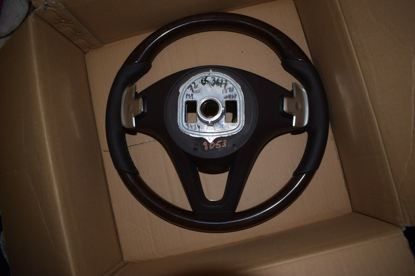 Original Mercedes w213 E Klasse Holzlenkrad Wurzelnuss Braun 213 Lenkrad