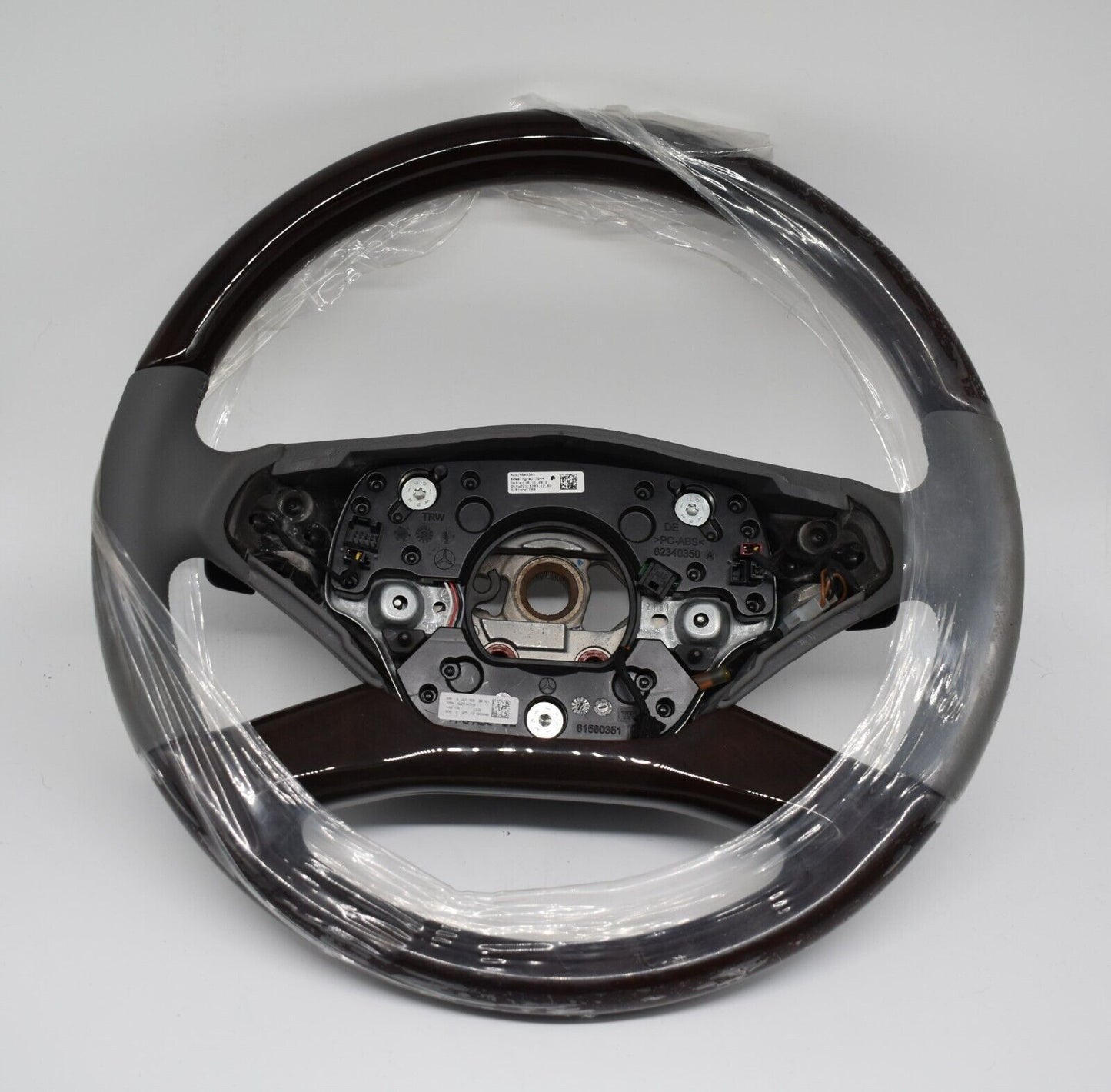 Mercedes Holzlenkrad w216 Lenkrad CL S klasse w221 beheizt a2214609303 Wurzelnus
