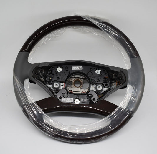 Mercedes Holzlenkrad w216 Lenkrad CL S klasse w221 beheizt a2214609303 Wurzelnus