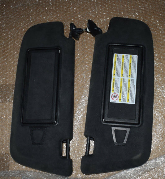 Original Mercedes w221 S klasse Sonnenblende paar Alcantara schwarz