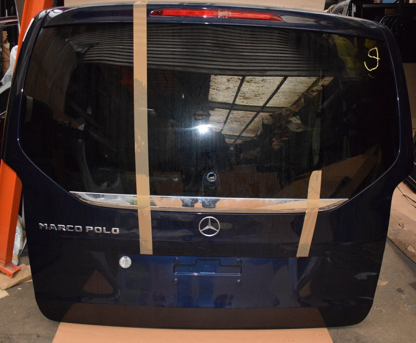 Original Mercedes w447 V Klasse Heckklappe MARCO POLO AMG Canvasitblau 447