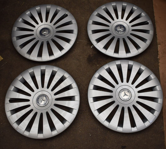 4x Original Mercedes w447 Radkappen Silber Vito V Klasse 17 Zoll Stahl a44740000