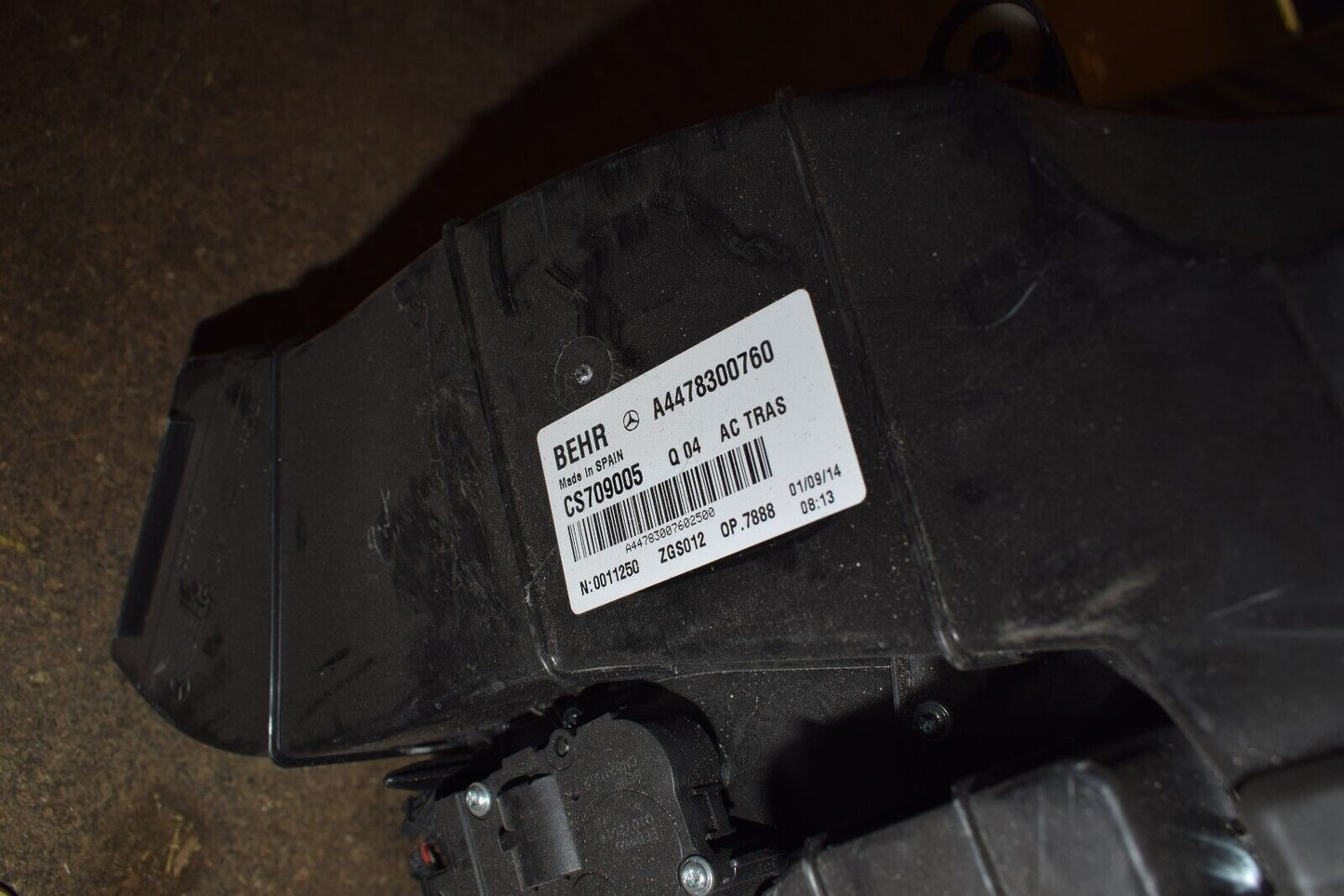Original Mercedes Klima w447 Vito Heizung hinten Fahrgastraum a4478300760