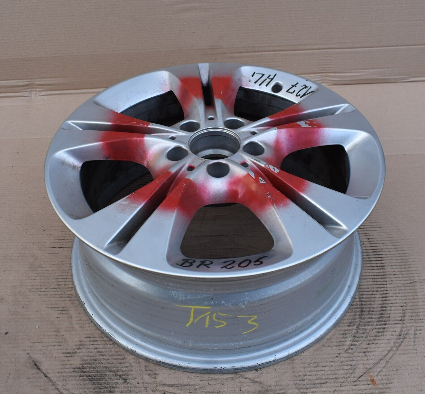 1x Original Mercedes Alufelge w205 C Klasse a2054014300 7Jx17 ET48,5