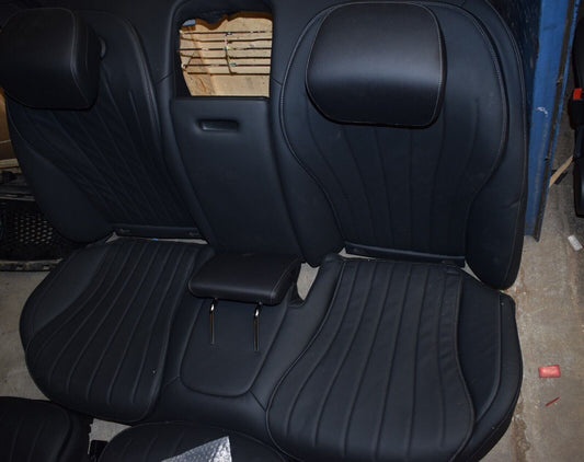 Mercedes w223 S klasse Sitze hinten Rücksitzbank schwarz Innenausstattung 223