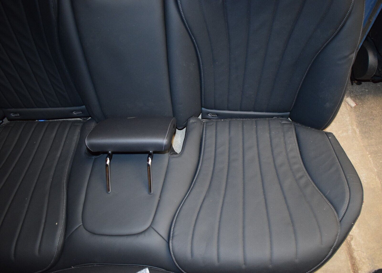 Mercedes w223 S klasse Sitze hinten Rücksitzbank schwarz Innenausstattung 223