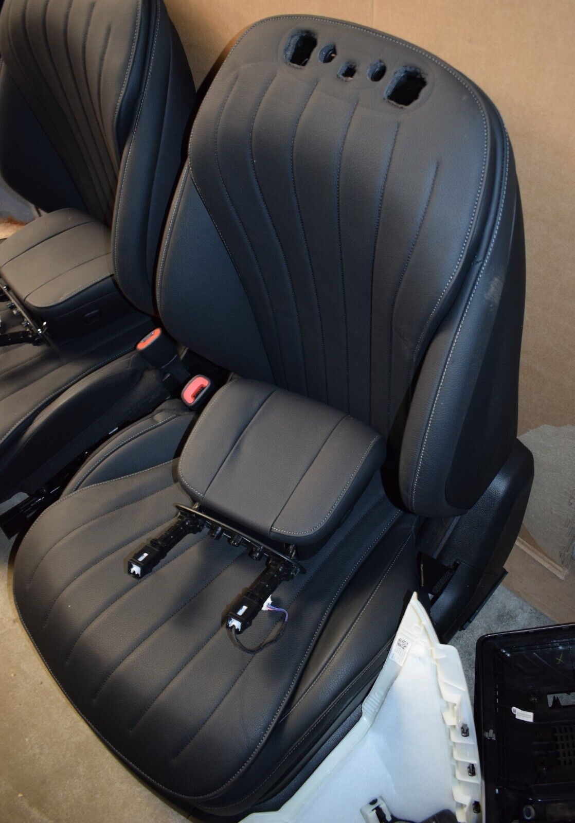 Mercedes w223 S klasse Sitze vorne schwarz Innenausstattung 223