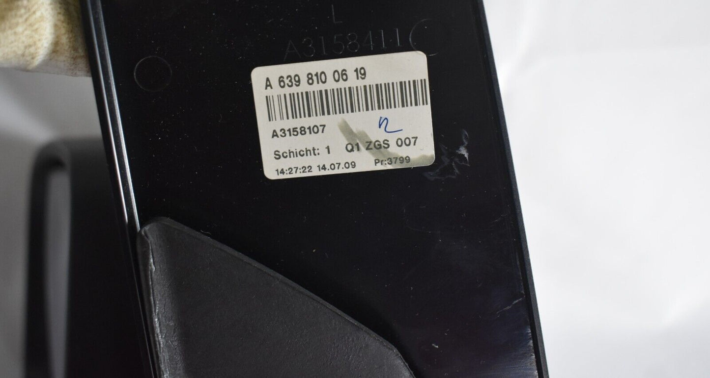 Original Mercedes Außenspiegel w639 Vito Ohne Blinker Mopf a6398100619 links