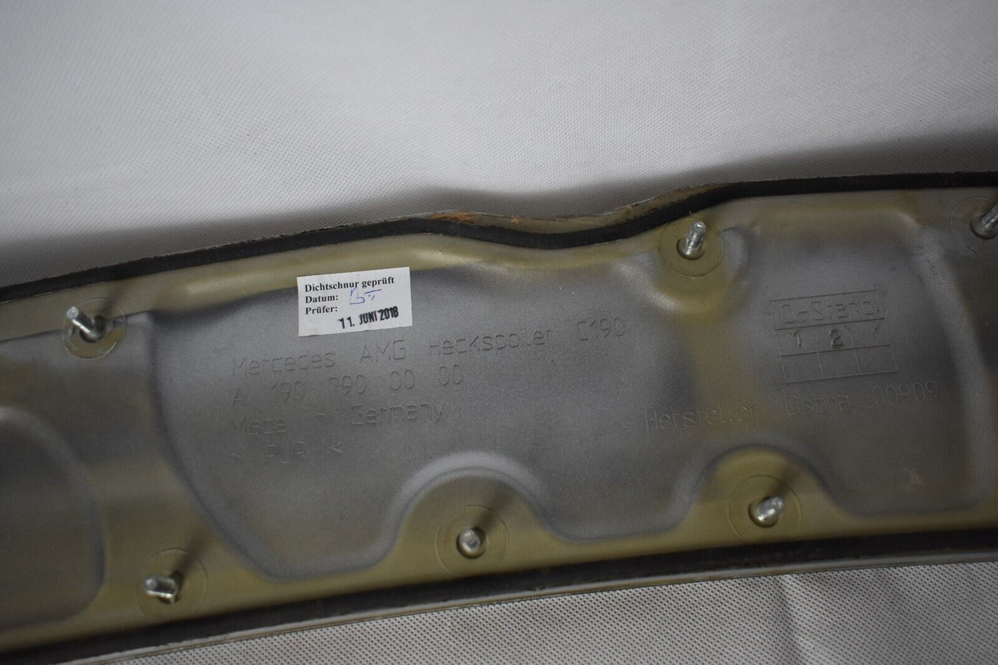Original Mercedes AMG GT C190 Heckspoiler Unterteil a1907900000