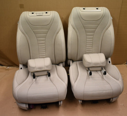 Mercedes w222 S klasse Sitze vorne Beige 222 Fahrersitz Beifahrersitz